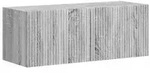 vidaXL TV-Wandschrank 2 pcs Graues Sonoma 39 x 31 x 29,5 cm
