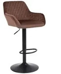 ralex-chair Barhocker 1er Set, H&ouml;henverstellbare Drehbare Barhocker aus...
