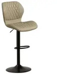Barhocker,Bar St&uuml;hle mit Lehne, 360&deg;Drehstuhl K&uuml;chenstuhl, H&ouml;henverstellbar,