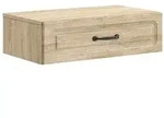 vidaXL Wandmontierter Beistelltisch Sonoma-Eiche 59 x 34,5 x 17 cm