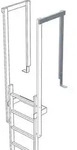 Ausstiegsgel&auml;nder H.1100mm G.4,6kg VA m.Bodenwinkel Zarges