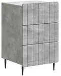 vidaXL Nachttisch Betongrau 43 x 41 x 68 cm Holzwerkstoff