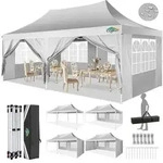 COBIZI Pavillon 3x6,Faltpavillon 3x6 Wasserdicht Stabil Winterfest, Sofort