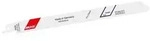 Bi-Metall-S&auml;bels&auml;geblatt gefr&auml;st und geschr&auml;nkt, GL 230/VL 210mm, ZT 1,4