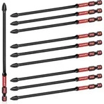 Geinxurn PH2 Kreuzschlitz Schrauber Bit Set, 10 St&uuml;ck 150mm Lange #2 Phillips