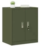 vidaXL Aufbewahrungsschrank Olive Gr&uuml;n 60 x 40 x 70 cm Stahl