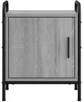 vidaXL Nachttisch Sonoma-Grau 40 x 30 x 50 cm Holzwerkstoff