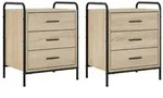 vidaXL Nachttisch 2 stk. Sonoma-Eiche 48 x 36,5 x 60 cm Holzwerkstoff