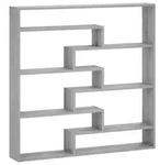 vidaXL Wandregal Sonoma-Grau 103 x 17 x 102 cm Holzwerkstoff