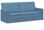 vidaXL 3-Sitzer Sofa Blau 190 x 81 x 82 cm Cordstoff