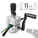 VEVOR Kabelsch&auml;lmaschine, 1,5-25 mm, Manuelle Abisolierzange mit Handkurbel...