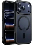 Handyh&uuml;lle iPhone 17 Pro MagSafe Sto&szlig;fest Transluzent Schwarz