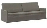 vidaXL 3-Sitzer Sofa Hellgrau 220 x 81 x 82 cm Cordstoff