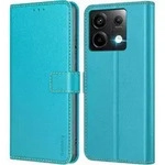 Handyh&uuml;lle Note 13 Pro 5G Klapph&uuml;lle Redmi Note 13 Pro 5G Azurblau