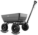VEVOR Gartenwagen mit Kippfunktion 544 kg Kippwagen Bollerwagen Dumper, 0,2 m3