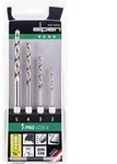 Alpen 0000110804100 ATM HSS Metall-Spiralbohrer-Set 4teilig 2 mm, 3 mm, 4 mm, 5mm 1/4