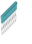 Weidm&uuml;ller Querverbinder (Klemmen), gesteckt, 24 A, Polzahl: 10, Raster 5,10mm,
