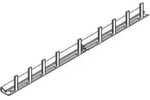 ABB PS 1/60/6-KNX Sammelschiene, 1 Phase, 60 Kontakte Sammelschiene 6 mm2 40 A 1 St.