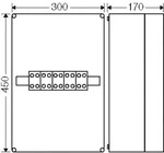 Hensel 60001010 Abzweigdose halogenfrei, plombierbar (L x B) 450 mm x 300 mm 1 St.