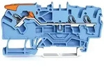 WAGO 2102-1304 Durchgangsklemme 5.20mm Push-In-Klemme Blau 50St.
