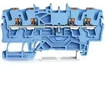 WAGO 2202-1404 Durchgangsklemme 5.20mm Push-In-Klemme Blau 100St.