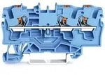 WAGO 2204-1304 Durchgangsklemme 6.20mm Push-In-Klemme Blau 50St.