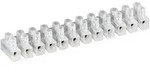 goobay L&uuml;sterklemme transparent 12er Reihe wei&szlig; 6 mm (Bulk)