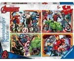 RAVENSBURGER Puzzle Mighty Avengers 4x100 Teile
