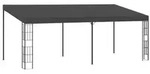 vidaXL Wand-Pavillon 3x6 m Anthrazit Stoff