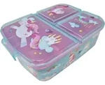 Brotdose Kinder Lunchbox Sandwichbox F&auml;cher BPAfrei Unicorn A1