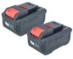 EXTENSILO 2x Akku kompatibel mit Flex AP18/12.0 | Werkzeug (12000 mAh, Li-Ion, 18 V)