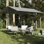 vidaXL Tarp Grau und Orange 360x294 cm Wasserdicht