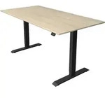 Sitz-/Stehtisch Move 1 elektr. h&ouml;henverstellbar BxTxH 160x80 -123cm ahorn/anthrazit