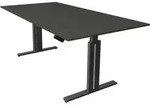 Sitz-/Stehtisch Move 3 elegant elektr. h&ouml;henverstellbar BxT 200x100cm anthrazit