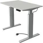 Sitz-/Stehtisch Move 3 BxTxH 100x60x72-120cm silber/lichtgrau