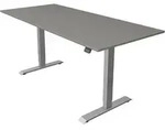 Sitz-/Stehtisch Move 1 elektr. h&ouml;henverstellbar BxTxH 180x80 -123cm grafit/silber