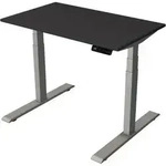 Steh-/Sitztisch SmartOffice elektrisch Fu&szlig; silber 100x60x63-127cm anthrazit