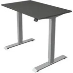 Kompakttisch Move 1 elektr. h&ouml;henverstellbar BxTxH 100x60cm -123cm anthrazit/silber