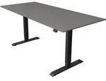 Sitz-/Stehtisch Move 1 elektr. h&ouml;henverstellbar BxTxH 180x80 -123cm grafit/anthrazit