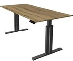 Sitz-/Stehtisch Move 3 elegant elektr. h&ouml;henverstellbar BxT 180x80cm eiche