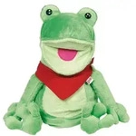 goki 51785 Handpuppe Frosch Frilo, gr&uuml;n (1 St&uuml;ck)