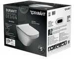 Duravit Wand-WC-Set DURASTYLE RIMLESS wei&szlig; wei&szlig;