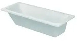Duravit Rechteck-Badewanne D-CODE 1 R&uuml;ckenschr&auml;ge, wei&szlig; 1700x700mm