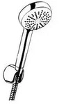 Kludi Wannen-Brause-Set LOGO 1S m Logo Handbrause 1S DN 15 chr