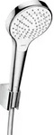 HG Brauseset Croma Select S Vario Porter Brauseschlauch 1250mm wei&szlig;/verchromt