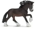 schleich FARM WORLD Shire Hengst, 3 Jahr(e), Mehrfarbig, Kunststoff