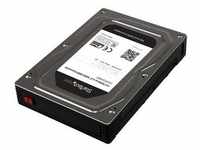 StarTech.com 2,5 auf 3,5 Aluminium SATA Festplattengehäuse für HDD/SSD bis 12,5mm -