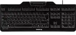 CHERRY KC 1000 SC USB Tastatur Englisch, QWERTY Schwarz USB-Anschluss