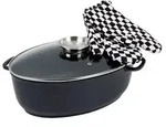 "Kr&uuml;ger 23038 D Gansbr&auml;ter "Delta" induktionsgeeignet, 8 Liter, 38 cm, anthrazit (1