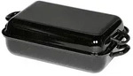 RIESS 0105-22 Vierkantpfanne mit Deckel 37cm, schwarz